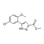 Methyl 5-(5-Chloro-2-methoxyphenyl)-1H-pyrazole-3-carboxylate