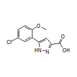 5-(5-Chloro-2-methoxyphenyl)-1H-pyrazole-3-carboxylic Acid