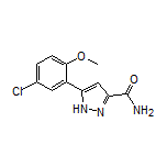 5-(5-Chloro-2-methoxyphenyl)-1H-pyrazole-3-carboxamide