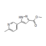 Methyl 5-(6-Methylpyridin-3-yl)-1H-pyrazole-3-carboxylate