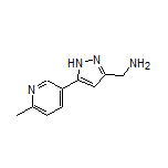 5-(6-Methylpyridin-3-yl)-1H-pyrazole-3-methanamine