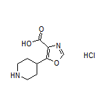 5-(4-Piperidyl)oxazole-4-carboxylic Acid Hydrochloride
