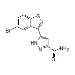 5-(5-Bromobenzo[b]thiophen-3-yl)-1H-pyrazole-3-carboxamide
