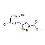Methyl 5-(2-Bromo-5-chlorophenyl)-1H-pyrazole-3-carboxylate