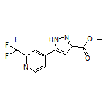 Methyl 5-[2-(Trifluoromethyl)pyridin-4-yl]-1H-pyrazole-3-carboxylate