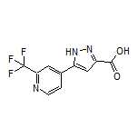 5-[2-(Trifluoromethyl)pyridin-4-yl]-1H-pyrazole-3-carboxylic Acid