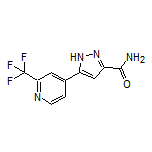 5-[2-(Trifluoromethyl)pyridin-4-yl]-1H-pyrazole-3-carboxamide