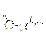 Ethyl 5-(5-Chloropyridin-3-yl)-1H-pyrazole-3-carboxylate