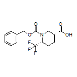 (3R,6R)-1-Cbz-6-(trifluoromethyl)piperidine-3-carboxylic Acid