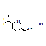 [(3S,6S)-6-(Trifluoromethyl)piperidin-3-yl]methanol Hydrochloride