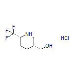 [(3R,6R)-6-(Trifluoromethyl)piperidin-3-yl]methanol Hydrochloride