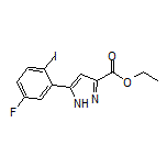 Ethyl 5-(5-Fluoro-2-iodophenyl)-1H-pyrazole-3-carboxylate
