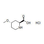 (2S,4S)-4-Methoxypiperidine-2-carboxylic Acid Hydrochloride