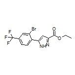Ethyl 5-[2-Bromo-4-(trifluoromethyl)phenyl]-1H-pyrazole-3-carboxylate