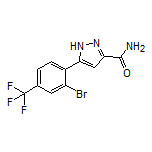 5-[2-Bromo-4-(trifluoromethyl)phenyl]-1H-pyrazole-3-carboxamide
