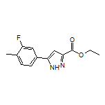 Ethyl 5-(3-Fluoro-4-methylphenyl)-1H-pyrazole-3-carboxylate