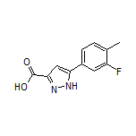 5-(3-Fluoro-4-methylphenyl)-1H-pyrazole-3-carboxylic Acid