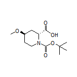 (2R,4R)-1-Boc-4-methoxypiperidine-2-carboxylic Acid