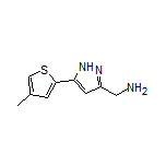 5-(4-Methylthiophen-2-yl)-1H-pyrazole-3-methanamine