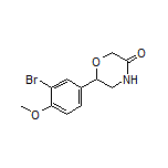 6-(3-Bromo-4-methoxyphenyl)morpholin-3-one