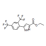 Ethyl 5-[2,4-Bis(trifluoromethyl)phenyl]-1H-pyrazole-3-carboxylate