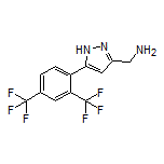 5-[2,4-Bis(trifluoromethyl)phenyl]-1H-pyrazole-3-methanamine