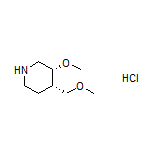 (3R,4S)-3-Methoxy-4-(methoxymethyl)piperidine Hydrochloride