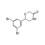 6-(3,5-Dibromophenyl)morpholin-3-one