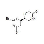 (R)-6-(3,5-Dibromophenyl)morpholin-3-one