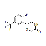 6-[2-Fluoro-5-(trifluoromethyl)phenyl]morpholin-3-one