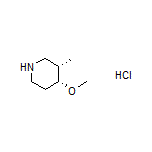 (3S,4R)-4-Methoxy-3-methylpiperidine Hydrochloride