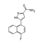 5-(4-Fluoronaphthalen-1-yl)-1H-pyrazole-3-carboxamide