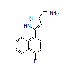 5-(4-Fluoronaphthalen-1-yl)-1H-pyrazole-3-methanamine