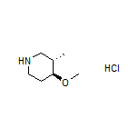 (3S,4S)-4-Methoxy-3-methylpiperidine Hydrochloride