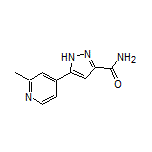 5-(2-Methylpyridin-4-yl)-1H-pyrazole-3-carboxamide