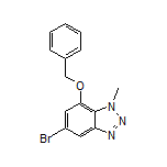 7-(Benzyloxy)-5-bromo-1-methyl-1H-benzo[d][1,2,3]triazole
