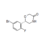 (S)-6-(5-Bromo-2-fluorophenyl)morpholin-3-one
