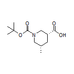 (3R,5S)-1-Boc-5-methylpiperidine-3-carboxylic Acid