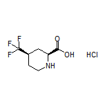 (2S,4R)-4-(Trifluoromethyl)piperidine-2-carboxylic Acid Hydrochloride