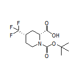 (2R,4S)-1-Boc-4-(trifluoromethyl)piperidine-2-carboxylic Acid