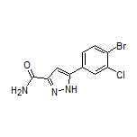 5-(4-Bromo-3-chlorophenyl)-1H-pyrazole-3-carboxamide