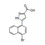5-(4-Bromonaphthalen-1-yl)-1H-pyrazole-3-carboxylic Acid