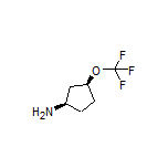 (1R,3S)-3-(Trifluoromethoxy)cyclopentanamine