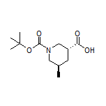 (3R,5R)-1-Boc-5-methylpiperidine-3-carboxylic Acid