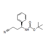 (S)-4-(Boc-amino)-4-phenylbutanenitrile