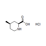 (2S,4R)-4-Methylpiperidine-2-carboxylic Acid Hydrochloride