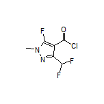 3-(Difluoromethyl)-5-fluoro-1-methyl-1H-pyrazole-4-carbonyl Chloride