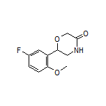 6-(5-Fluoro-2-methoxyphenyl)morpholin-3-one