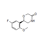 (R)-6-(5-Fluoro-2-methoxyphenyl)morpholin-3-one