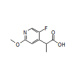 2-(5-Fluoro-2-methoxypyridin-4-yl)propanoic Acid